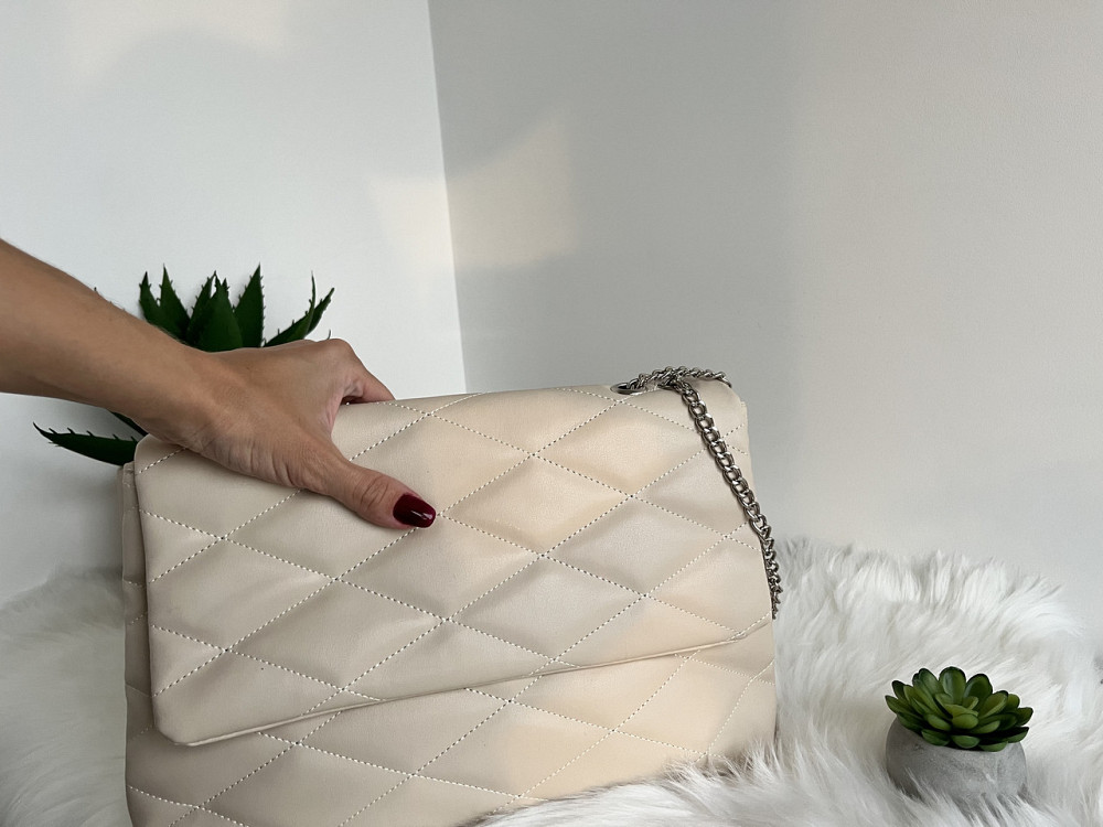 Женская сумка конверт клатч молодежная ручки трансформеры Турция женские сумочки и клатчи сумочка Крохатушка Бежевый Киев - изображение 2