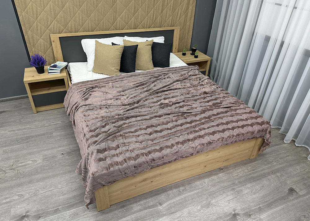 Плед-покривало 200х230 см (+-5см) Какао (87-247) Київ - фото 5