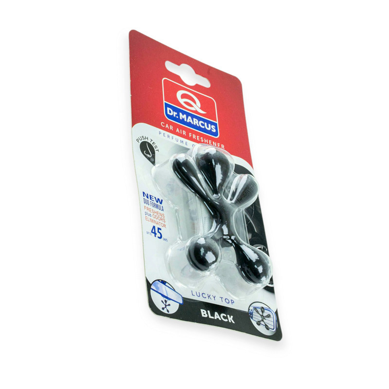 Ароматизатор на обдув чоловічок dr.marcus lucky top "black" Мукачево - фото 1