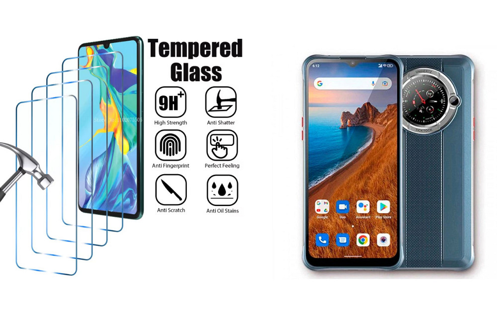 Захисне скло ArmorGlass для Unihertz TickTock-E – стійке до подряпин та ударів Київ - фото 1