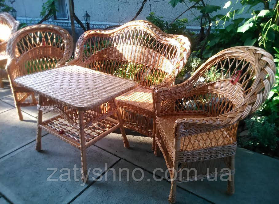 Комплект плетеной мебели из лозы Киев - изображение 1