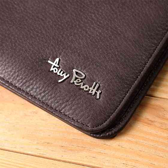 Органайзер із зернистої натуральної шкіри Коричневий (Tony Perotti) Київ