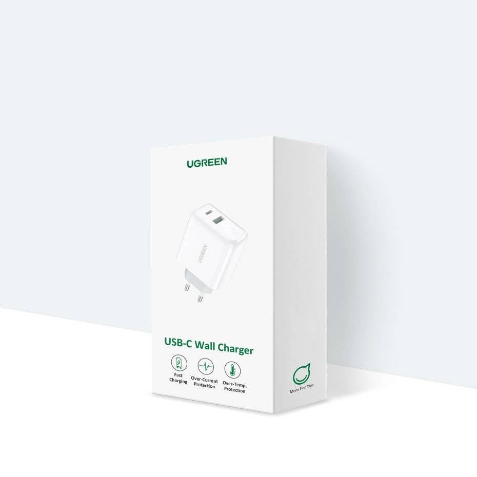 Зарядное устройство UGREEN 38W USB-C (Белое) Киев - изображение 5