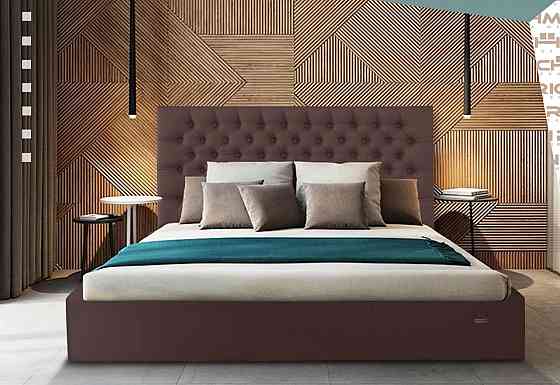 Кровать Двуспальная Cambridge Standart 180 х 200 см Fly 2231 A1 Темно-коричневый Днепр