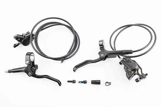 Гальмо Disk-brake гідравлічне переднє 800мм (F180мм)+заднє 1400мм (F180/R160мм), чорне BR-MT200 Київ