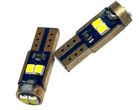 Світлодіодна лампа T5 LED W3W 3 SMD 3030 для приладової панелі Біла Київ