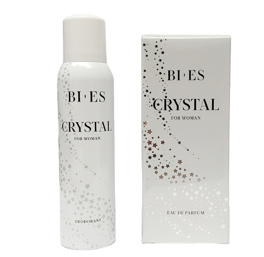 Набір для жінок Bi-Es Crystal (Парфумована вода 100 мл Дезодорант 150 мл) Біес кристал Запоріжжя - фото 1