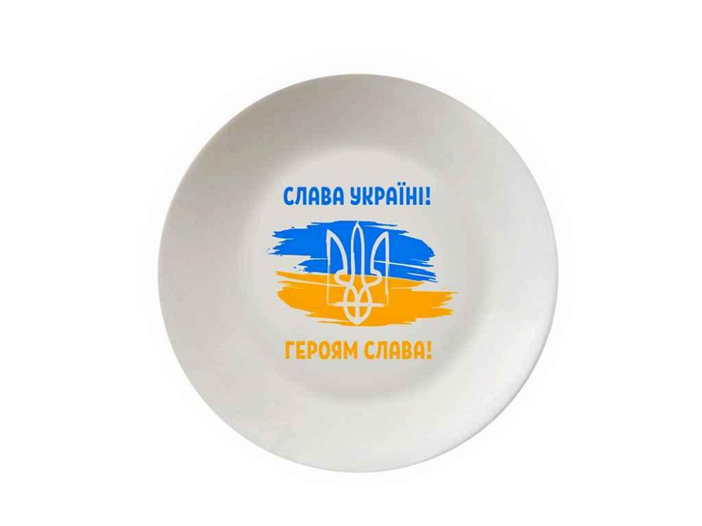 Тарілка мілка d=25см Слава Україні 1216 в под. коробці ТМ KVARTA   Solmir Київ - фото 1