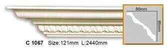 Карниз полиуретановый с орнаментом Gaudi Decor C 1067 Днепр