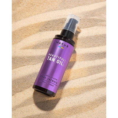 Средство для загара Mayur натуральное масло Красивый загар 120 мл (4820189560746) Винница - изображение 2
