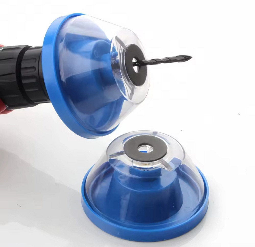 Насадка пылесборник для электрической дрели сверло от 4 до 10 мм синий Киев - изображение 6