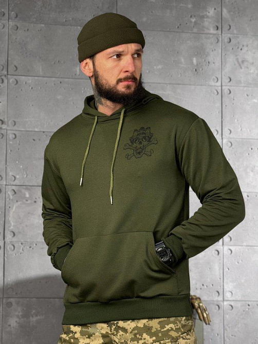 Худі maklin воїн оливи ВТ3837 Одеса - фото 1