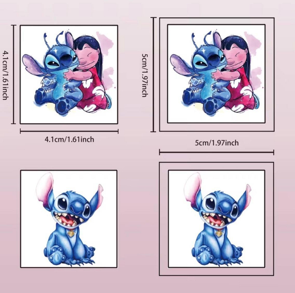 Набір 30 шт тимчасові тату Stitch наклейки на тіло дитячі водостійкі тату для дітей стікери Київ - фото 2