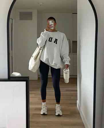 Женские повседневные лосины из бифлекса Темно-синий, 42 Одесса