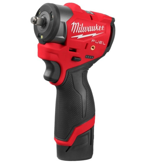 Гайковерт аккумуляторный 3/8'' MILWAUKEE с кольцом M12 FSCIWF38-252X, 305Нм (зарядное устройство, 2 аккум. Х 2,5Аг, HDкейс) Одесса - изображение 3