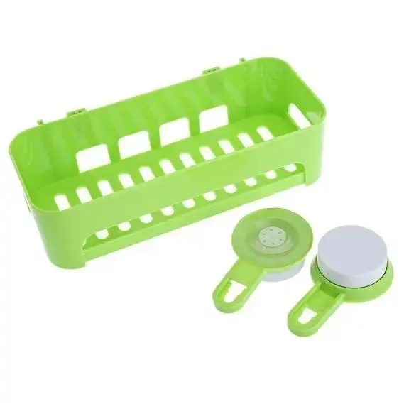 Настенная подставка для мыла шампуни губки на присосках LY-571 Коломия - фото 2