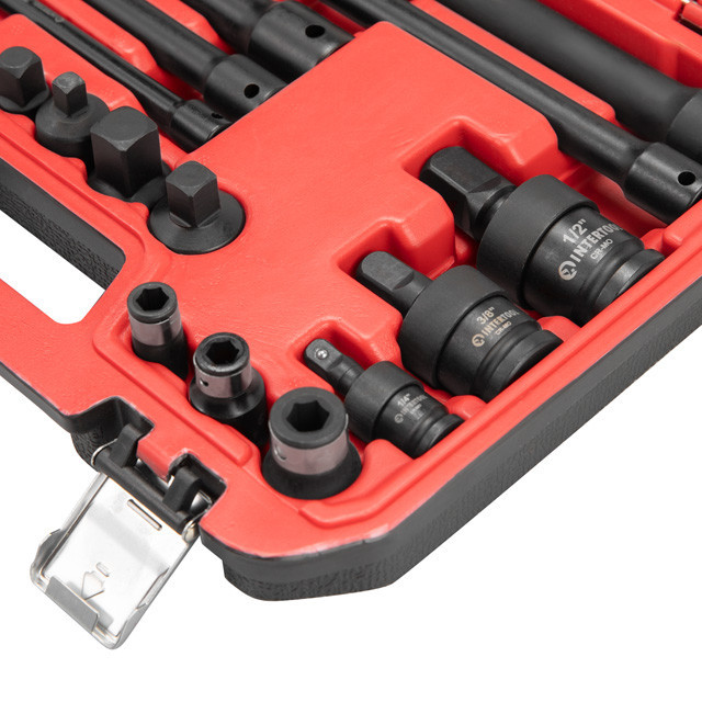 Набір перехідників та подовжувачів ударних, 18 од., Cr-V/Cr-Mo, STORM INTERTOOL ET-8513 Київ - фото 4