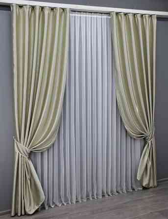 Шторная ткань софт цвет шампань 1433ш Киев