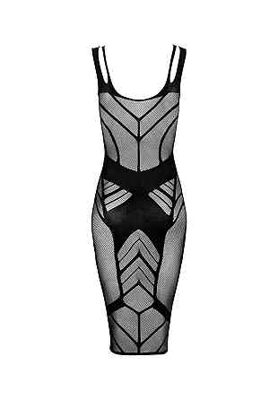Еластична сукня Obsessive D609, чорна, S/M/L Sex Aura Київ