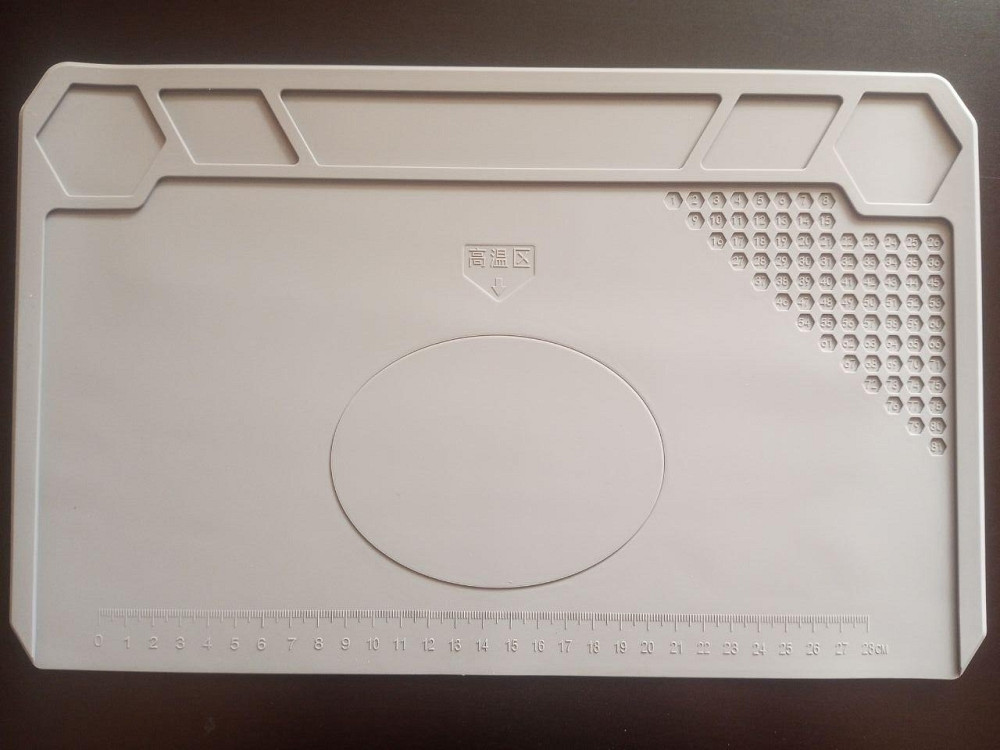 Килимок для паяння силіконовий термостійкий 350х220мм, з комірками Полтава - фото 1