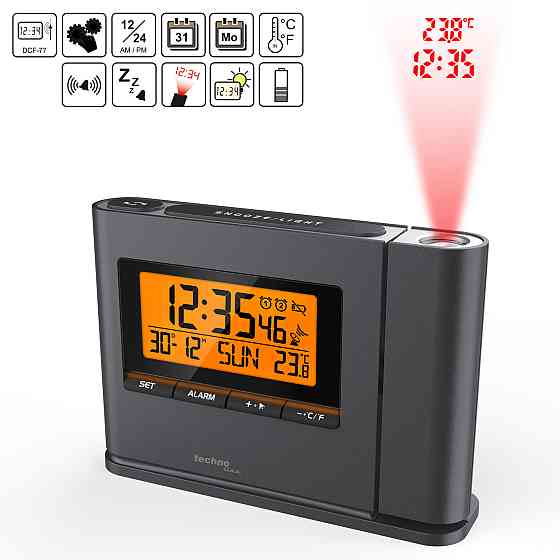 Годинник проекційний Technoline WT519 Anthracite (WT519) Киев