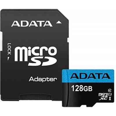 Карта памяти ADATA 128GB microSD class 10 UHS-I A1 Premier (AUSDX128GUICL10A1-RA1) Винница