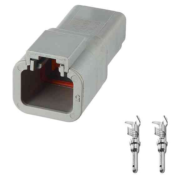 Роз'єм конектор 2-кон., Спецтехника І Вантажні Авто, DTP04-2P, ATP04-2P, DEUTSCH Америка, CAT, JCB, MAN Київ