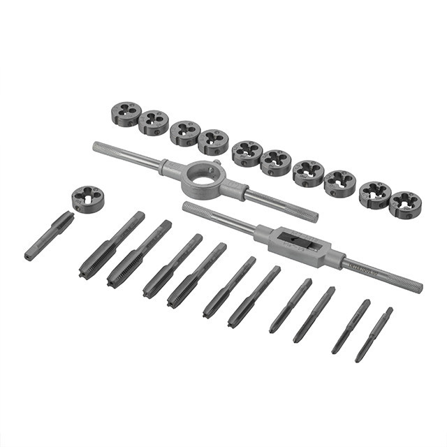 Набор плашек и метчиков, 24 ед., M5-M12 INTERTOOL SD-8026 Киев - изображение 3