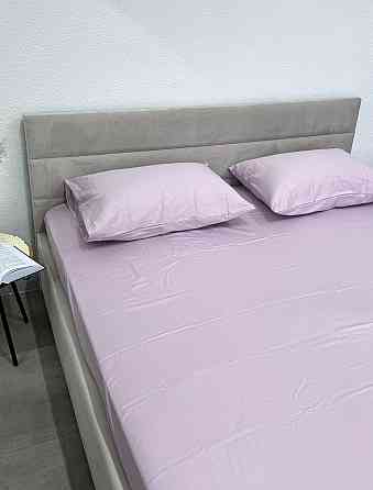 Ecotton Простирадло на резинці Ecotton 160х200 см із сатину (арт. 14-3805 Iris) світло-рожевий Коломыя