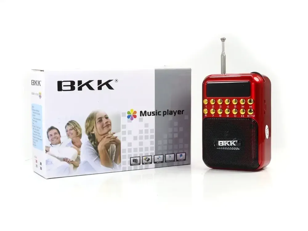 Радиоприемник BKK USB/MP3 B872, цифровой FM тюнер, аккумулятор 18650, 3 Вт, TF картридер, выдвижная антенна Одесса - изображение 1