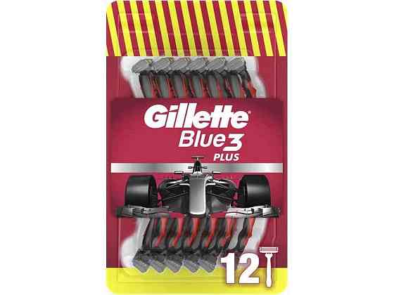 Бритва одноразова 12шт Blue3 Plus Nitro ТМ GILLETTE Київ