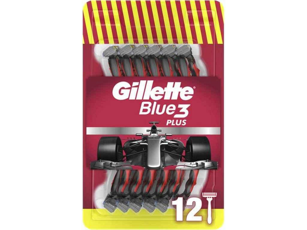 Бритва одноразова 12шт Blue3 Plus Nitro ТМ GILLETTE Киев - изображение 1