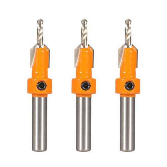 Набор сверл с зенковкой 5 шт, 2.8-4 мм, стальные Киев