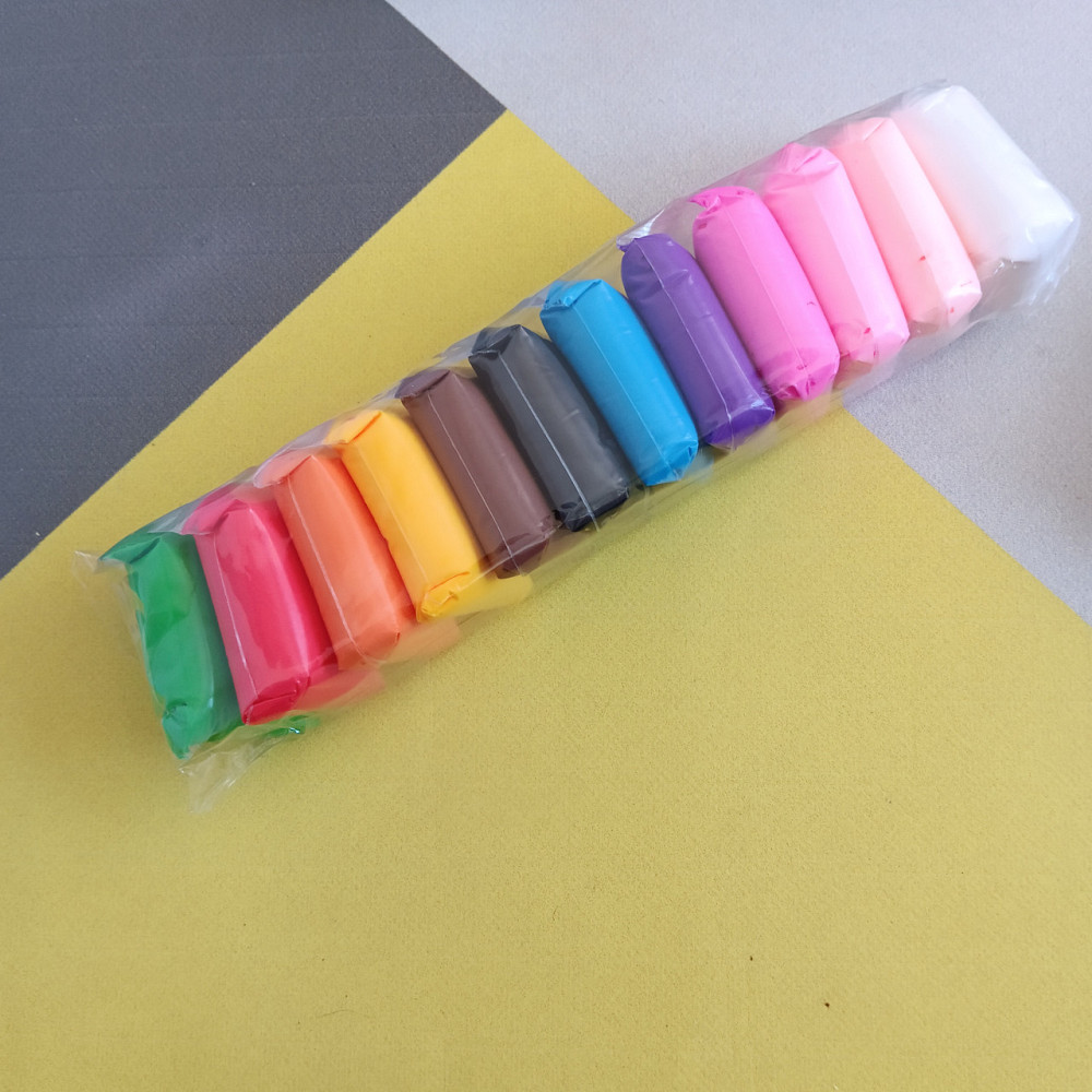 Масса для лепки 12шт Воздушный пластилин микс Масса для лепки Воздушный пластилин Киев - изображение 3