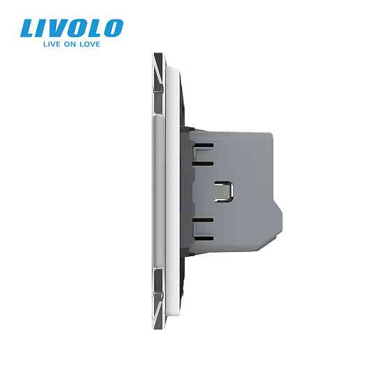 LIVOLO Розумний сенсорний димер слайдер EC LIVOLO білий матове скло Коломия