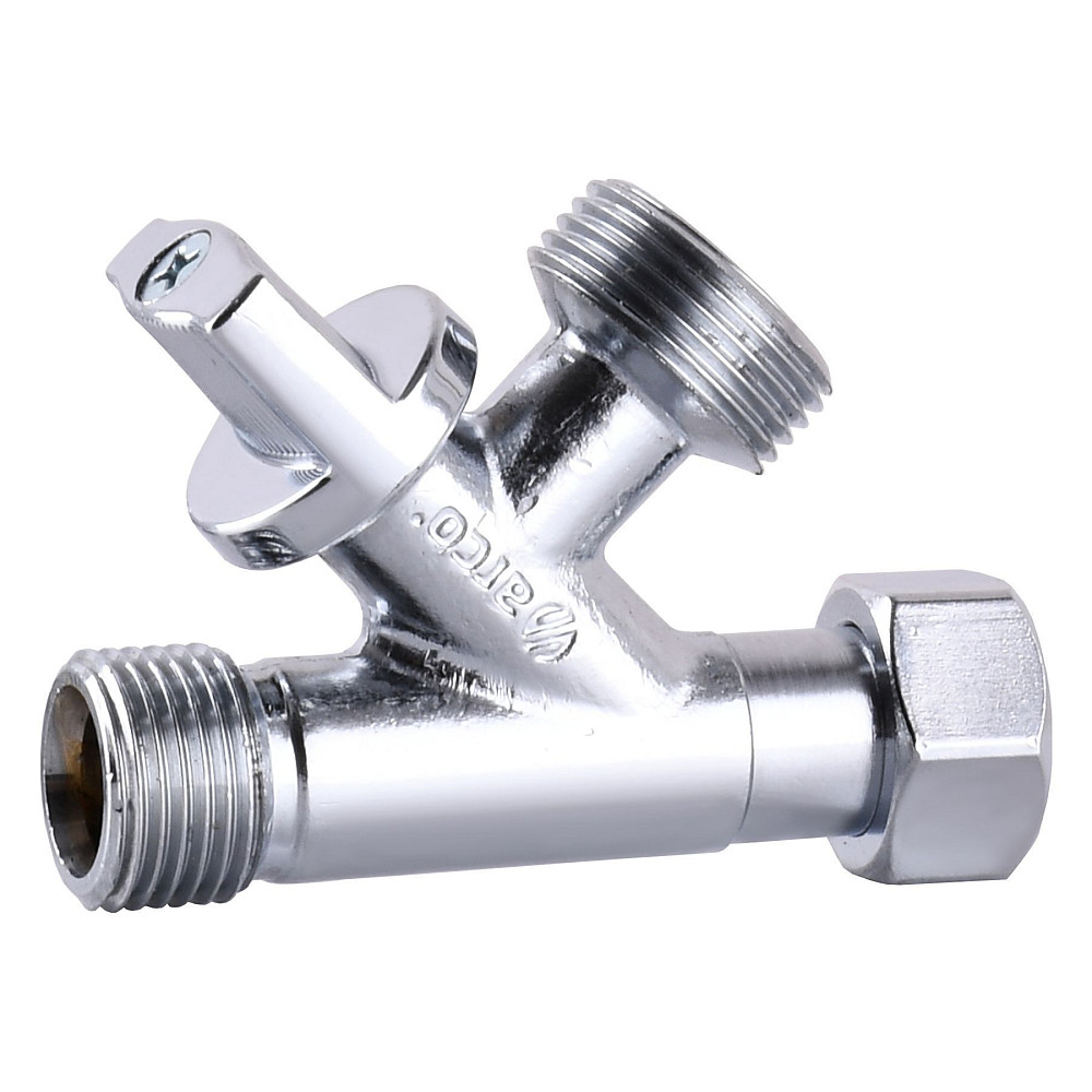 Кран кульовий з притискною гайкою ARCO CONECTA 1/2″х1/2″х3/4″ 280020 Тернополь - изображение 2