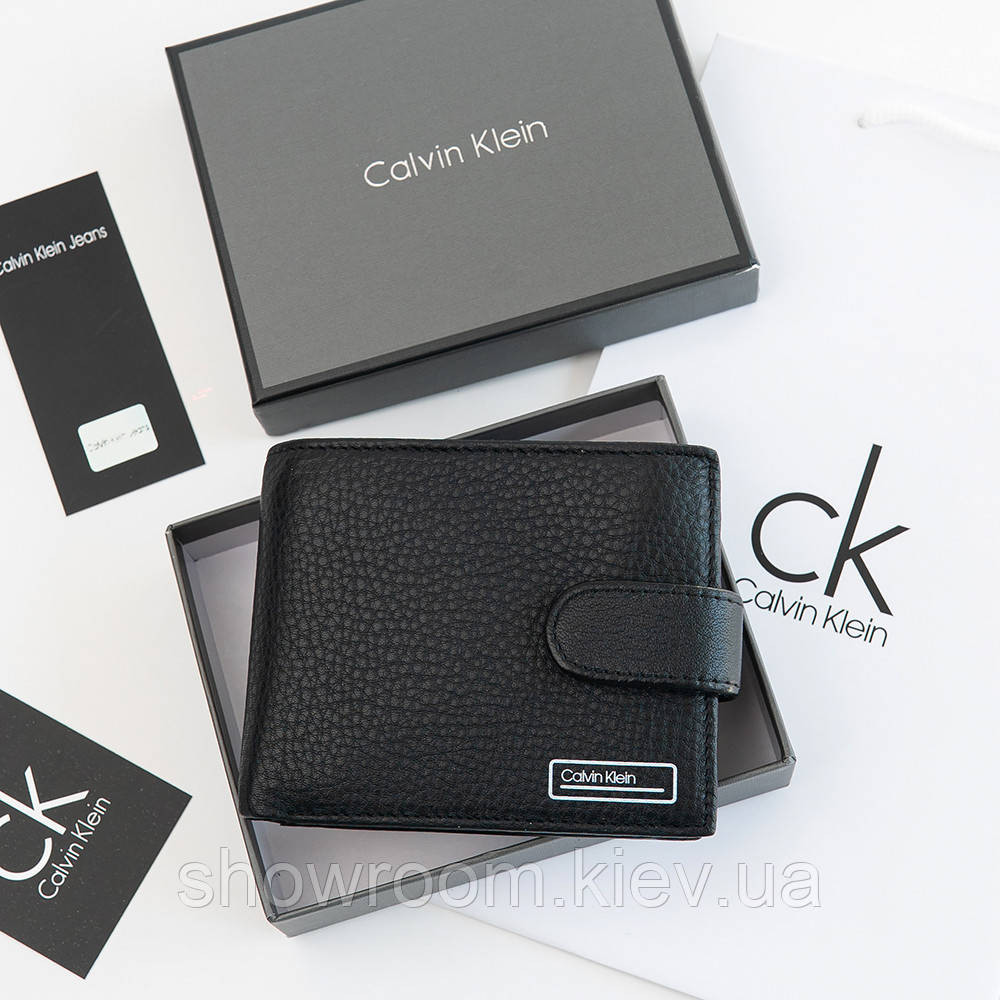 Мужской кожаный коешелек на застежке с зажимом (2088) Киев - изображение 1