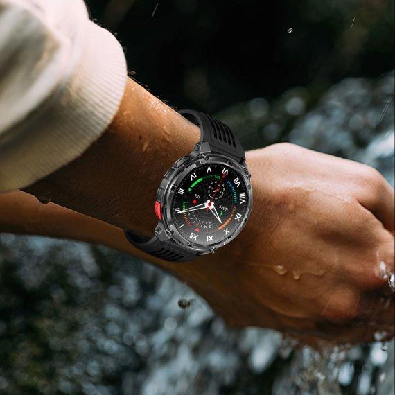 Часы умные наручные Smart Helicopter с компасом и LED-фонариком Черный Киев - изображение 7