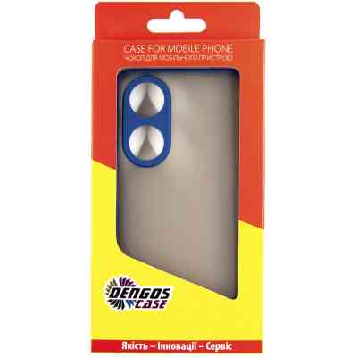 Чехол для мобильного телефона Dengos Matte OPPO A98 5G (blue) (DG-TPU-MATT-130) Винница