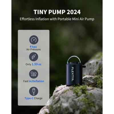 Насос для надувной мебели Flextail Tiny Pump, чорний (6975755961323) Вінниця