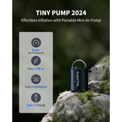 Насос для надувной мебели Flextail Tiny Pump, чорний (6975755961323) Вінниця - фото 3