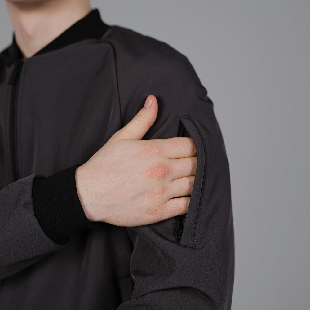 Бомбер Pobedov Thunder Темно-серый S OWbb3 167Sdge Киев - изображение 14