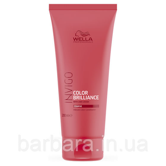 Бальзам-уход для защиты цвета окрашенных жестких волос Wella Invigo Color Brilliance Киев