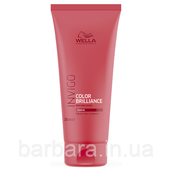 Бальзам-догляд для захисту кольору фарбованого жорсткого волосся Wella Invigo Color Brilliance Київ - фото 2