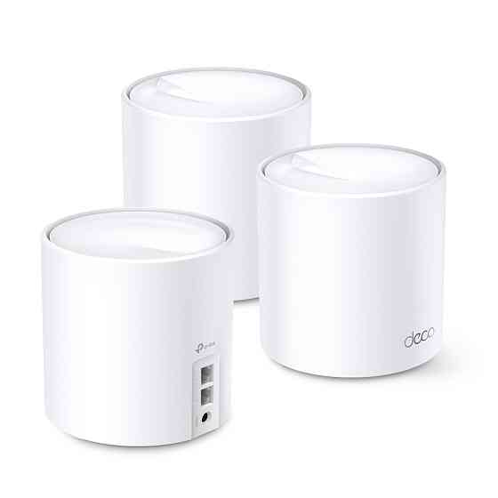 Домашня Mesh Wi-Fi система TP-LINK DECO X20 3PK AX1800 1xGE LAN 1xGE WAN MU-MIMO OFDMA (DECO-X20-3-PACK) Киев