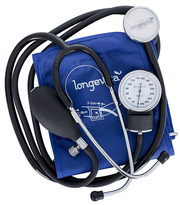 Механічний тонометр Longevita LS-4 (стетоскоп у комплекті) (5929741) Київ - фото 1