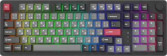 Клавіатура бездротова GamePro Asgard Drakkar Keychron Super Red Switch Black (MK305BK) ( 11600 ) Харків