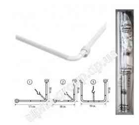 Карниз для ванної кутовий ELIF Житомир