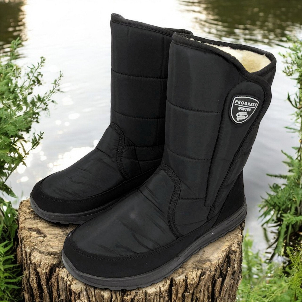 Резиновые утепленные сапоги мужские короткие, Сапоги рыбацкие утепленные Легкие для рыбалки AB-37 Львов - изображение 1