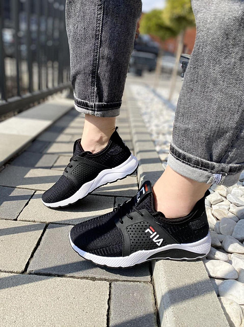 IDEAL Кросівки жіночі IDEAL 219 чорні (весна-осінь, текстиль + сітка) (2473) Коломыя - изображение 9